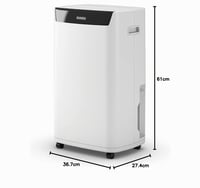 Olimpia Splendid 02065 Aquaria S1 24 P Odvlaživač zraka – 24 litre/dan, 3 razine filtracije, zaslon osjetljiv na dodir, motorizirane lamele, ugrađen WiFi 7