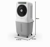 Olimpia Splendid Peler 25 WiFi evaporativni hladnjak zraka od 25 litara, s panelom za isparavanje za pročišćavanje zraka, snažnim hlađenjem, ventilacijom i zaslonom osjetljivim na dodir 7