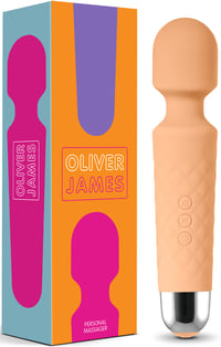 Oliver James Plavi Pastelni Vibrator - Vodootporni Silikonski Intimni Masažer s Litij-ionskom Baterijom 1