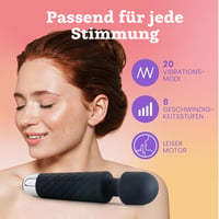 Oliver James Vezeték Nélküli Masszírozó Pálca - 20 Rezgéstípus, 8 Sebesség, Hát, Nyak, Váll és Láb Masszázshoz - USB Tölthető, Vízálló Szili 2
