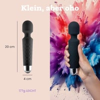 Oliver James Vezeték Nélküli Masszírozó Pálca - 20 Rezgéstípus, 8 Sebesség, Hát, Nyak, Váll és Láb Masszázshoz - USB Tölthető, Vízálló Szili 3