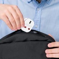 Oliveria putni adapter 2 kom., s britanskog (UK) na europski (EU) priključak, s 3-polnog britanskog utikača tipa G na tip C, za Francusku, Irsku, Nizozemsku, Poljsku 6