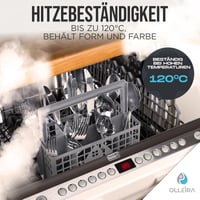 OLLEIRA SC842-UC univerzális mosogatógép evőeszköz kosár - szürke 8