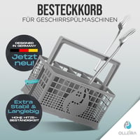 OLLEIRA SC842-UC univerzális mosogatógép evőeszköz kosár - szürke 2