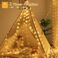 Ollny Camping Fairy Lights 10m Hordozható Töltödhető Kültéri Lámpa 5