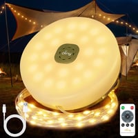 Ollny Camping Fairy Lights 10m Hordozható Töltödhető Kültéri Lámpa 1