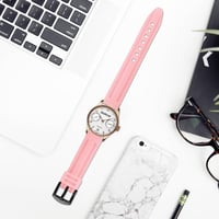 Curea din silicon pentru ceas inteligent OLLREAR cu cataramă din oțel inoxidabil 24 mm 6
