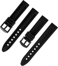 OLLREAR Szilikon Óraszíj Rozsdamentes Acél Csattal 18-24mm 2