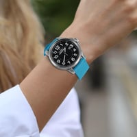 OLLREAR Uniszex Nylon Óraszíj Rozsdamentes Acél Ezüst Csattal 20 mm 7