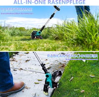 Olubfdh 3-in-1 akkumulátoros fűszegélynyíró - 21V 1000W, brushless motor, 2×4,0 Ah 5