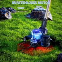 Olubfdh 3-in-1 akkumulátoros fűszegélynyíró - 21V 1000W, brushless motor, 2×4,0 Ah 3