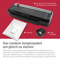 Olympia A 245 Combo 4 az 1-ben laminátor A4 - beépített vágóvonalzóval és sarokkerekítővel 6
