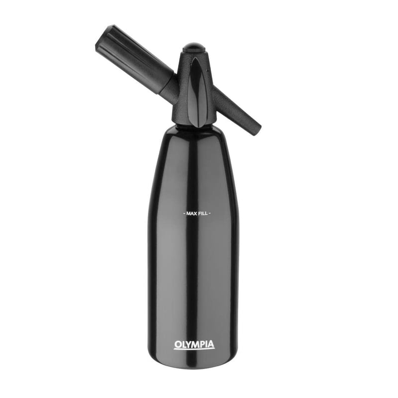 Olympia Soda Siphon 1L fekete szódásifon szódavízhez
