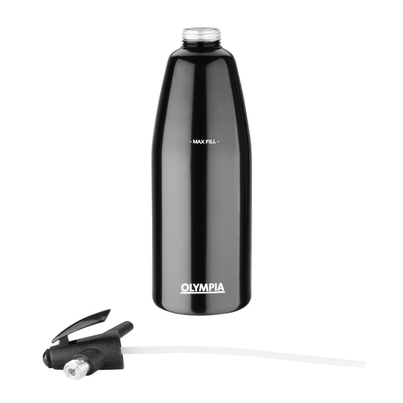 Olympia Soda Siphon 1L fekete szódásifon szódavízhez