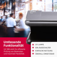 Olympia UV 586 bankjegyvizsgáló 9 W UV lámpával 5