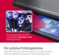 Olympia UV 586 bankjegyvizsgáló 9 W UV lámpával 6