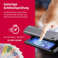 Olympia UV 586 bankjegyvizsgáló 9 W UV lámpával 4