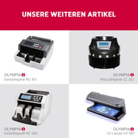 Olympia UV 586 bankjegyvizsgáló 9 W UV lámpával 8
