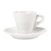 Olympia Whiteware Espresso Csészekészlet 60ml 12 Darab Porcelán Fehér 3