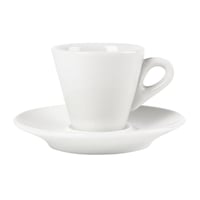 Olympia Whiteware Espresso Csészekészlet 60ml 12 Darab Porcelán Fehér 6