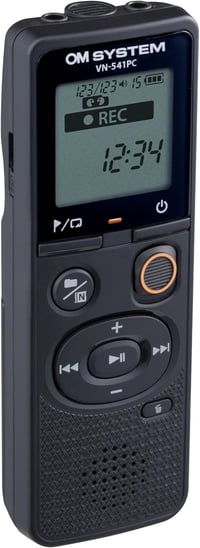 OM SYSTEM VN-541PC Digitális Hangrögzítő Omnidirekt Mikrofonnal és Zajszűréssel 6