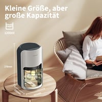 OMISOON 1200ml Elektromos Páramentesítő Automatikus Leolvadással és LED Világítással 7