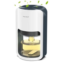 Elektrický odvlhčovač vzduchu OMISOON DH-CS06, 1200 ml, so 7-farebným LED osvetlením – biely 1