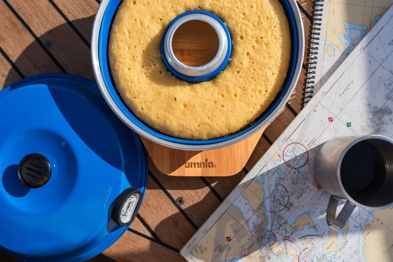 Omnia KIT Marine Classic 2L kék fedővel, szilikon formával, sütőráccsal és hőmérővel