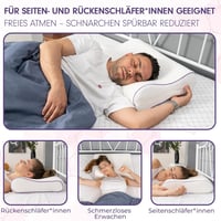 Omniverse Memóriahabos Ergonomikus Nyakpárna Közepes Támogatással 55x37cm 5