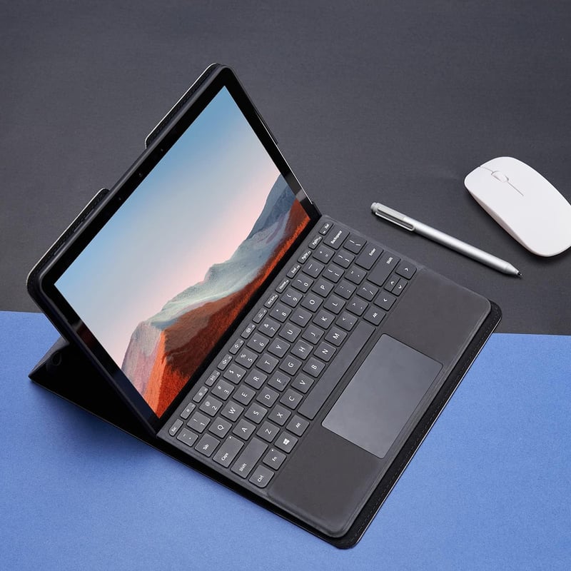 Omnpak Microsoft Surface Pro 7+/7/6/5/4 tok állítható nézőszöggel Type Cover kompatibilis