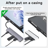 Omnpak Microsoft Surface Pro 7+/7/6/5/4 tok állítható nézőszöggel Type Cover kompatibilis 2