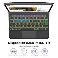 Klávesnica OMOTON pre iPad Air 13" (M3/M2, 2025/2024) – rozloženie ISO-FR AZERTY 5