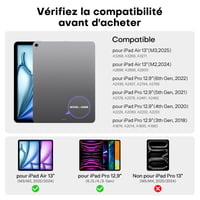 Klávesnica OMOTON pre iPad Air 13" (M3/M2, 2025/2024) – rozloženie ISO-FR AZERTY 2