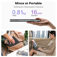 Klávesnica OMOTON pre iPad Air 13" (M3/M2, 2025/2024) – rozloženie ISO-FR AZERTY 3