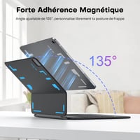 Klávesnica OMOTON pre iPad Air 13" (M3/M2, 2025/2024) – rozloženie ISO-FR AZERTY 6