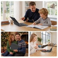 Klávesnica OMOTON pre iPad Air 13" (M3/M2, 2025/2024) – rozloženie ISO-FR AZERTY 8