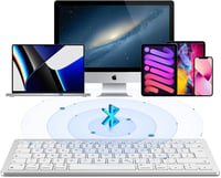 OMOTON Bluetooth Billentyűzet és Egér Szett Mac Eszközökhöz - Kompakt Vezeték Nélküli Kombó MacBook Pro/Air, iMac, Mac Mini Kompatibilitássa 7