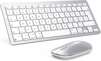 OMOTON Bluetooth Billentyűzet és Egér Szett Mac Eszközökhöz - Kompakt Vezeték Nélküli Kombó MacBook Pro/Air, iMac, Mac Mini Kompatibilitássa 1