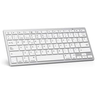 OMOTON Bluetooth tipkovnica za iPad/iPhone, španjolski raspored tipki - bijela 1