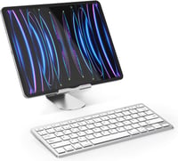 OMOTON Bluetooth Spanyol Billentyűzet iPad iPhone iOS Fehér 4
