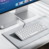 OMOTON Vezetékes Mac Billentyűzet ES Layout, USB-C/USB, Csendes Billentyűk, iMac és Mac Mini Kompatibilis 5
