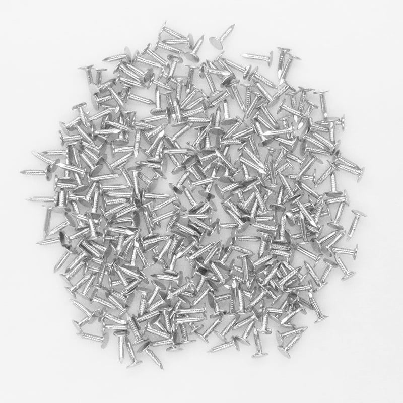 OMOTOOL horganyzott tetőfedő filc rögzítő szegek 2,8 x 15 mm széles fej süllyesztett fej 280 db kerti szerszámtető