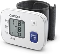 OMRON RS2 Csuklós Vérnyomásmérő - Kompakt, Pontos Otthoni Mérés, Elemekkel, Digitális Kijelzővel, Egészségügyi Eszköz 2
