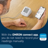Omron X2+ Connect felkaros vérnyomásmérő, Bluetooth, univerzális mandzsetta 22-42 cm 3