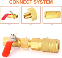 OMZSXK Sárgaréz Szűkítő G3/4 G1/2 Hüvely Nippel Gumitömítéssel 3db 4
