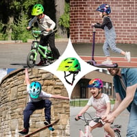 Cască de bicicletă pentru copii OnBros, 5-14 ani - Cască de protecție ușor ajustabilă pentru băieți și fete, pentru ciclism și skateboarding 7