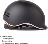 OnBros Retro Kerékpáros Bukósisak Felnőtteknek - Városi Unisex Sisak Állítható Mérettel (56-61 cm) - Szellőző Nyílásokkal - Fekete - Black 2