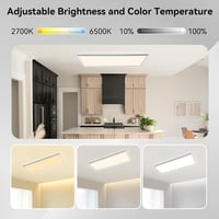 ONDTA LED Mennyezeti Lámpa Dimmelhető 22W 58x20cm 2700K-6500K Távirányítóval 3
