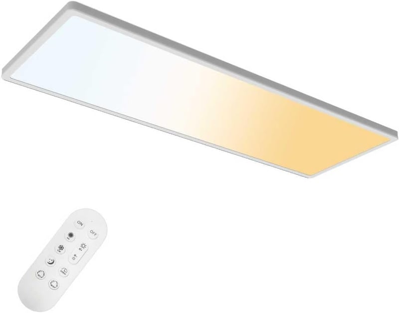 ONDTA LED Mennyezeti Lámpa Dimmelhető 22W 58x20cm 2700K-6500K Távirányítóval