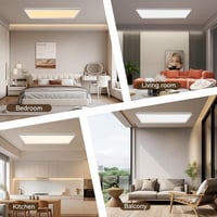 ONDTA LED Mennyezeti Lámpa Dimmelhető 22W 58x20cm 2700K-6500K Távirányítóval 8